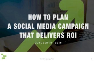 How to Plan a Social Media Campaign that Delivers ROI