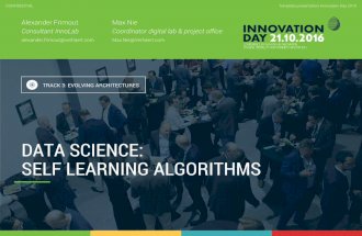 Data science, self learning algorithms (by Alexander Frimout & Max Nie)