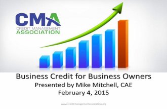Business credit for business owners - Credit Management Association