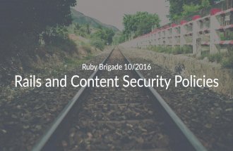 Rails and Content Security Policies