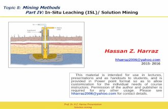 Solution mining