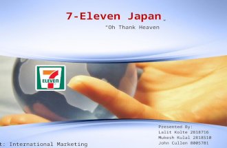 7 eleven japan final