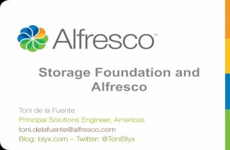 Storage and Alfresco