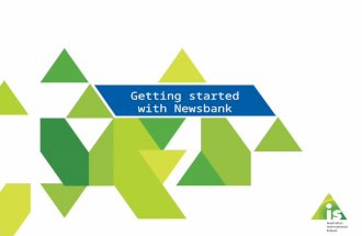 Getting started with Newsbank