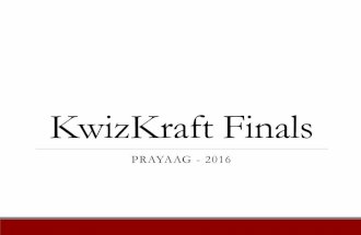 JBIMS KwizKraft 2016 - Final - Conducted by Quizlabs