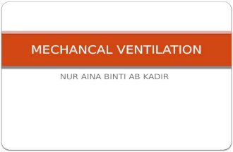 Mechanical ventilation