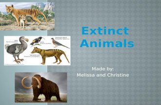 Extinct animals