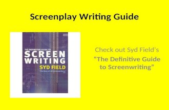 Btec screenplay writing guide