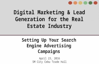 Digital marketing & lead generation for the real estate industry