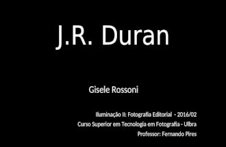 J.R. Duran - Gisele Rossoni