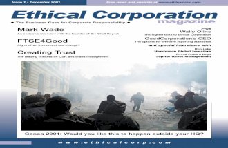 The Ethical Corporation Magazine - December 2001