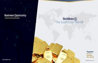 Goldbex - Oportunidade de negocio no sector do ouro