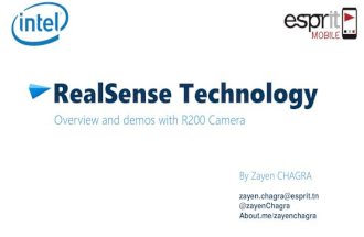 Intel RealSense technology : Overview and demos