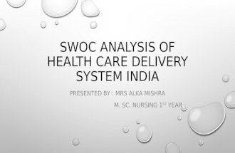 Swoc analysis of health care delivery system
