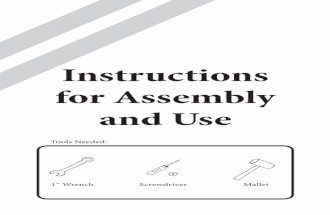 Instructions for Assembly and Use