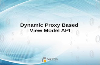 20160414 Dynamic Proxy Based View Model API