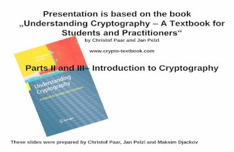 Introduction to Cryptography Parts II and III