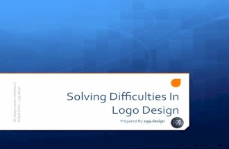 Solving diffficulties in logo design