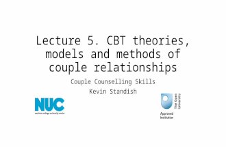 lecture 5. cbt theories, models and methods of couple relationships