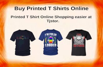 Tjstor the Best T Shirt Online Store