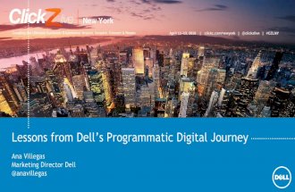 Lessons from Dell’s Programmatic Digital Journey