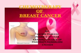 Chemotherapy of breast cancer