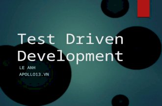 TDD - Test Driven Development