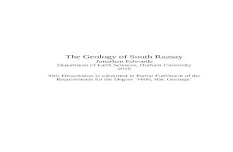 The Geology of South Raasay Dissertation