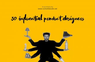 30 Influential Product Designers of All Time