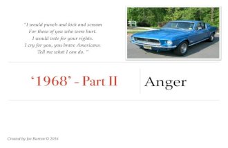 1968 - Part 2 'The Anger of 68'