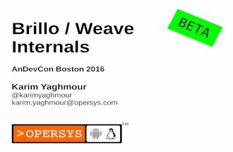 Brillo/Weave Internals