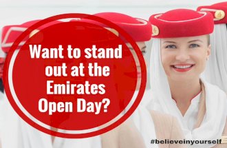 Get a job as Emirates cabin crew