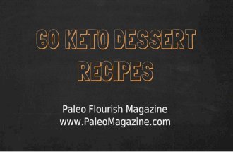 60 Ketogenic Dessert Recipes