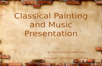 Classical painting and music