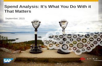 Spend Analysis: It's What You Do With It That Matters