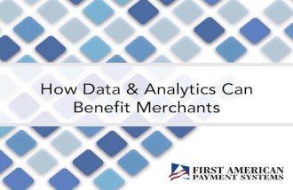 How Data & Analytics Can Benefit Merchants