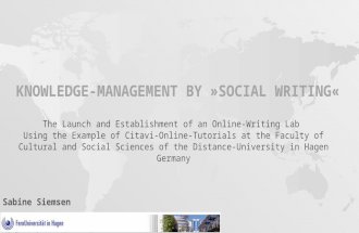 Knowledge management by »social writing«