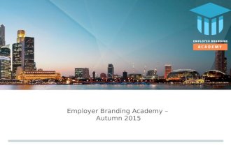 Employer branding academy autumn 2015