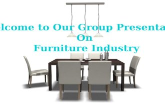 Presentation on furniture industry