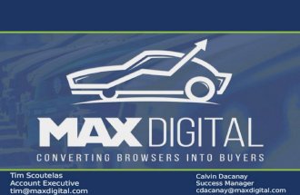 Max The Digital Optimization Engine