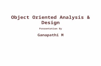 Object oriented analysis_and_design_v2.0