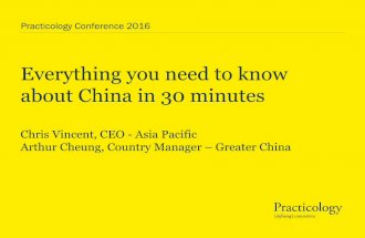 Practicology Conference - Ecommerce in China presentation