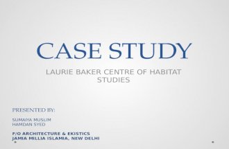 LAURIE BAKER CENTER OF HABITAT STUDIES