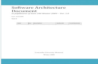 Software Architecture Document Final