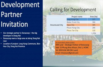 Calling for development Dream Land City