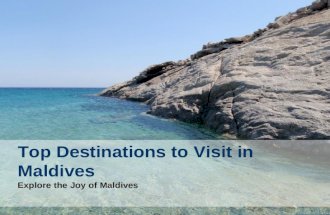 Top Destination Under Maldives Packages - HolidayhopsTravels