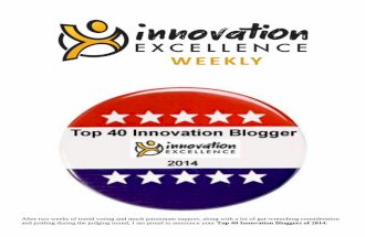 Top 40 Innovation Bloggers of 2014