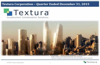 Textura q4 15 earnings release presentation 2.24 final