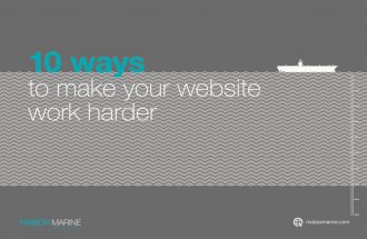 10 ways to make your website work harder