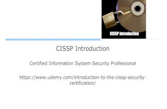 CISSP introduction 2016 Udemy Course